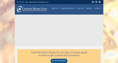 Desktop Screenshot of customhomecare.net